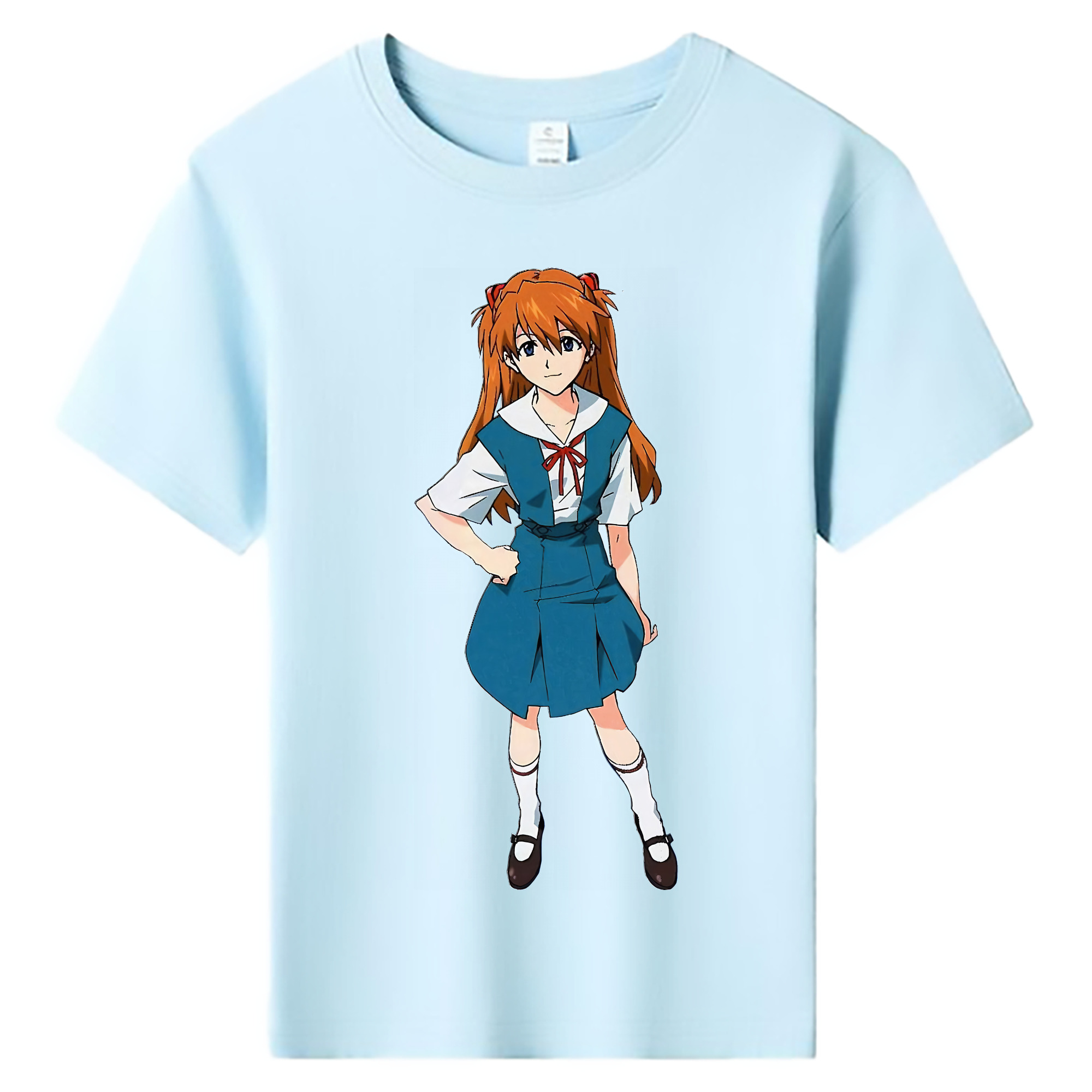 （画像用） EVA 新世紀エヴァンゲリオン 綿100％キッズTシャツ（フロントプリント）